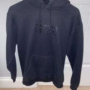 Liza Koshy eye roll black hoodie
